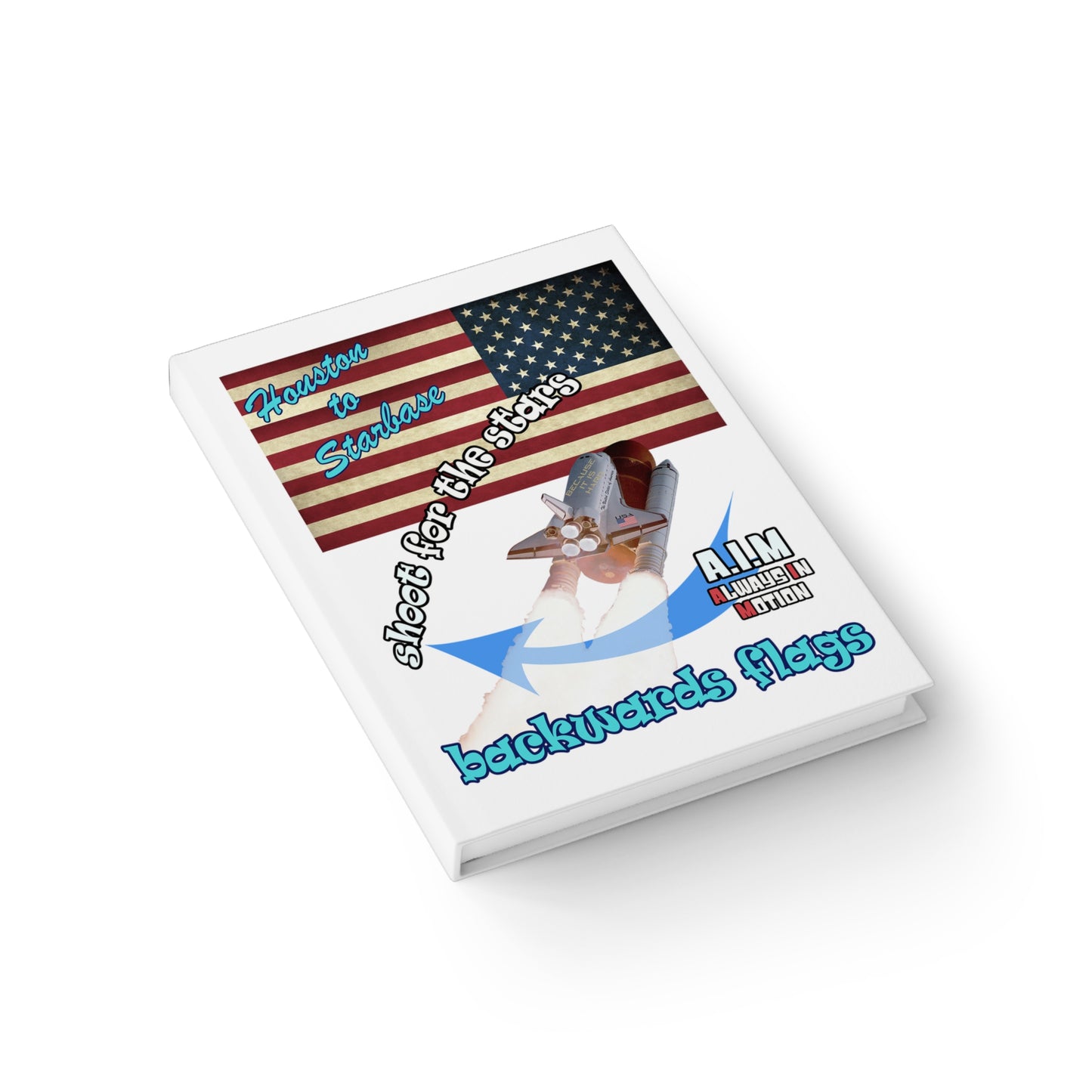 shoot for the stars - journal-blank (white)