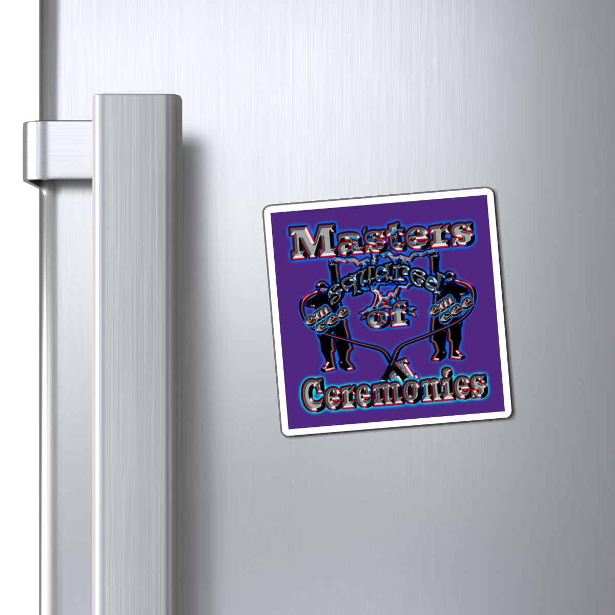 em cee squared - Magnets - (purple)