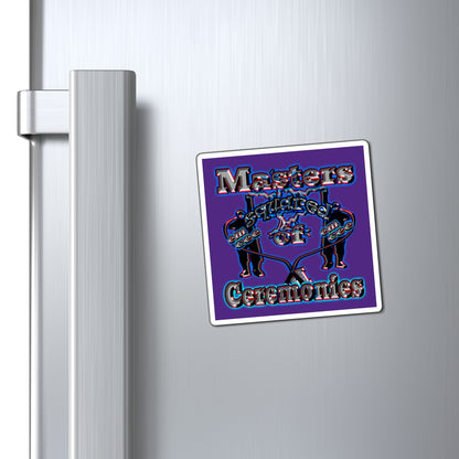 em cee squared - Magnets - (purple)