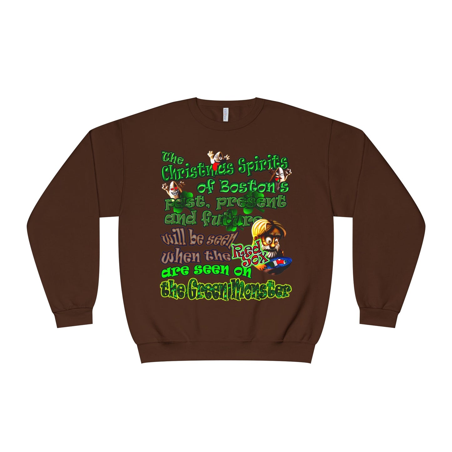 christmas spirits of boston - Unisex NuBlend® Crewneck Sweatshirt