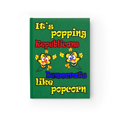 popping like popcorn - journal-blank (dark green)