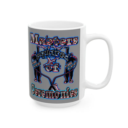 em cee squared - White Mug (grey)