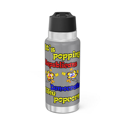 popping like popcorn - Gator Tumbler, 32oz (grey)