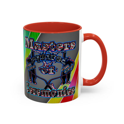 em cee squared - Accent Mug (rainbow split)