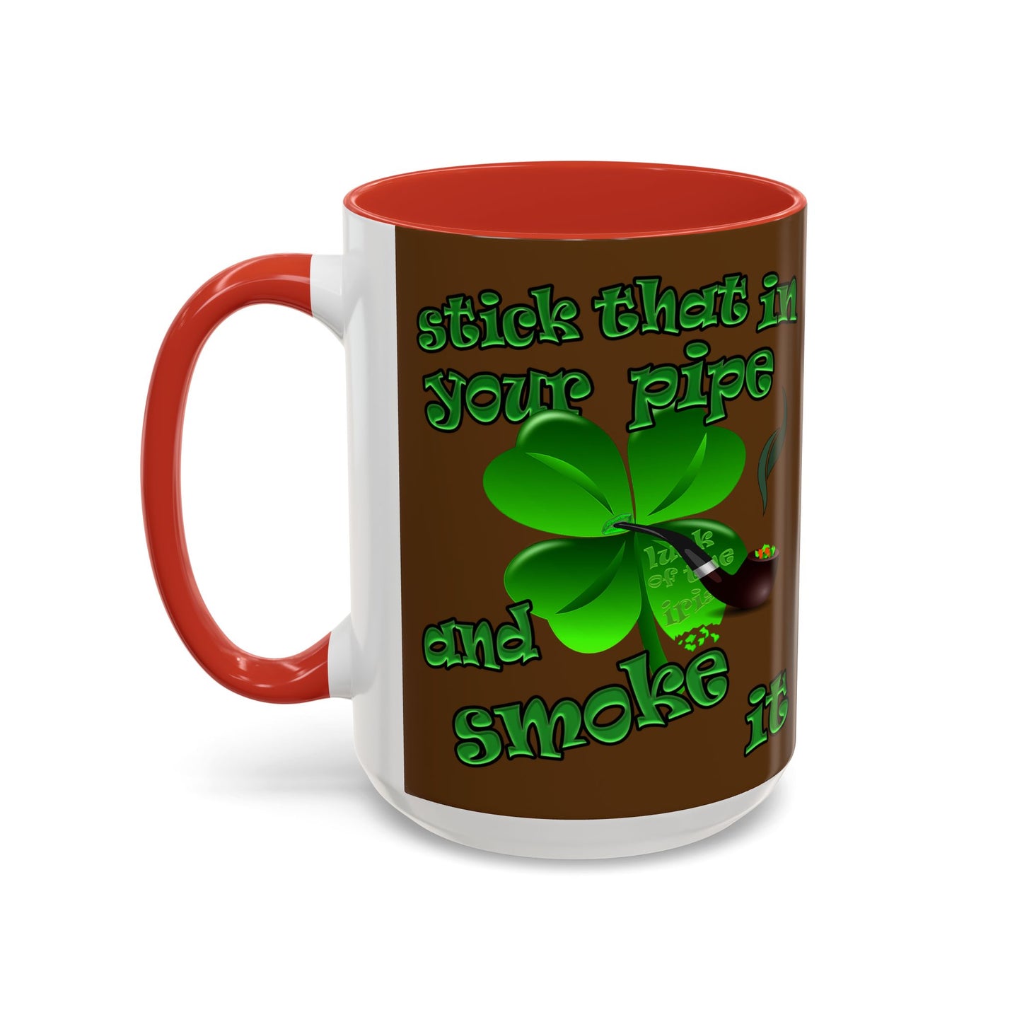 celtics logo - Accent Mug (brown)