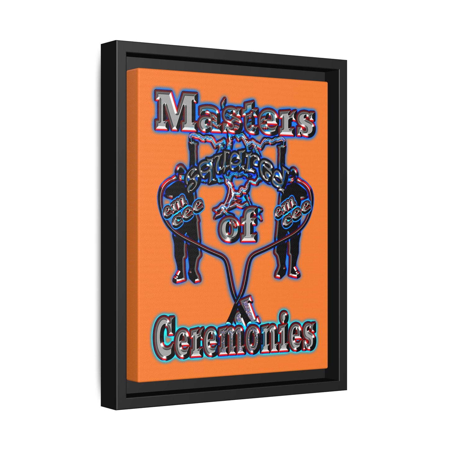 em cee squared - framed canvas art (crusta)