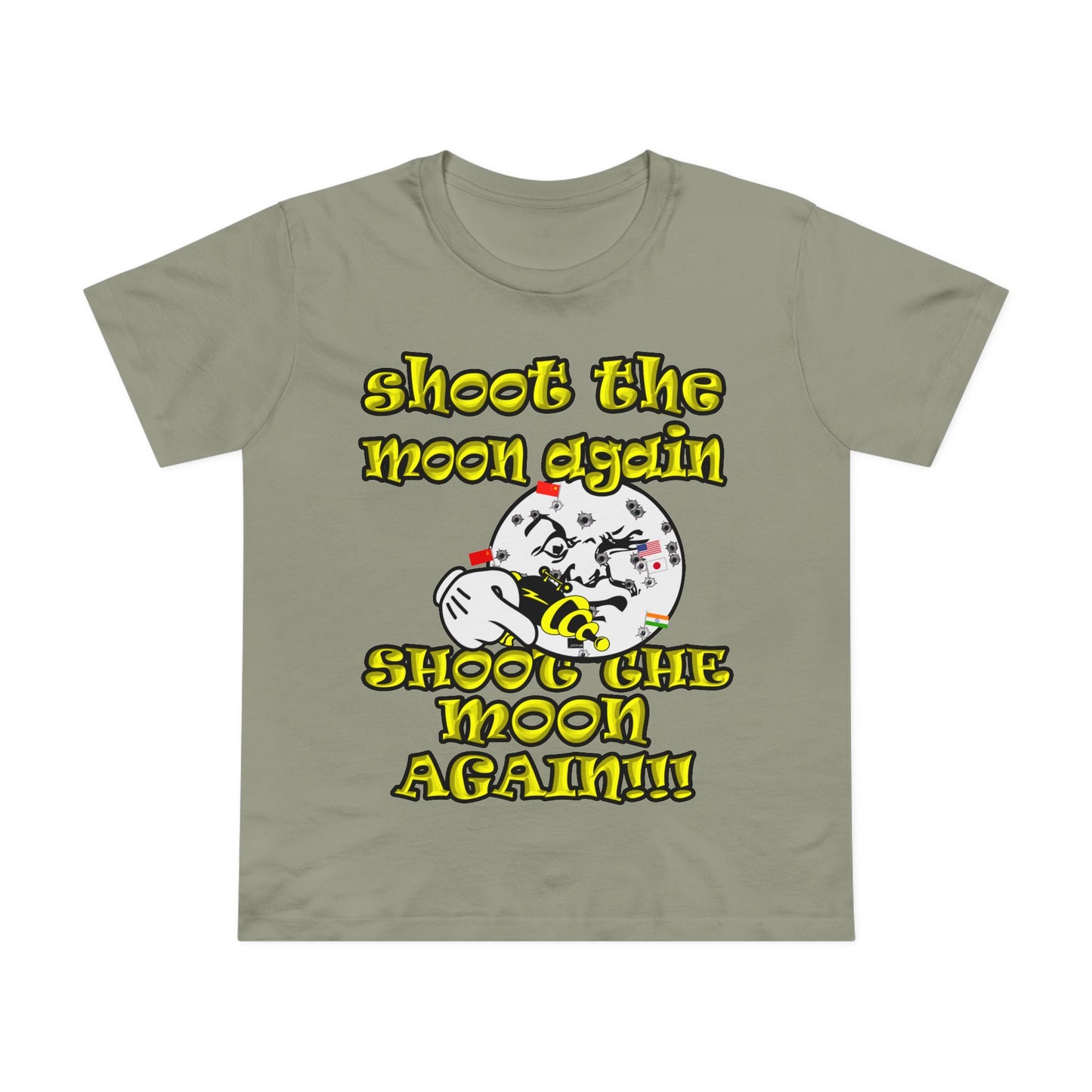 shoot the moon again - Women’s Maple Tee