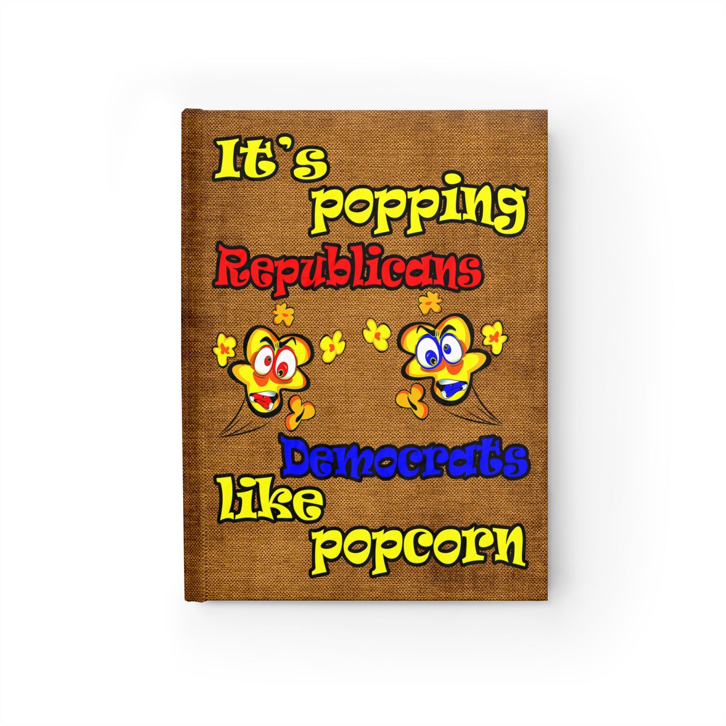 popping like popcorn - journal-lined (brown papyrus)