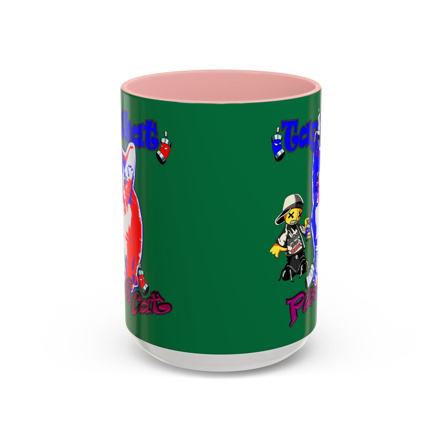 tag that - Accent Mug (dark green)