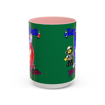 tag that - Accent Mug (dark green)