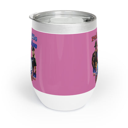 rw&b lives matter - Chill Wine Tumbler (light pink)