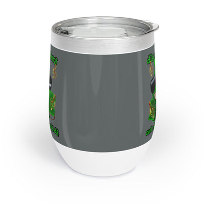 disc jockey - Chill Wine Tumbler (dark grey)