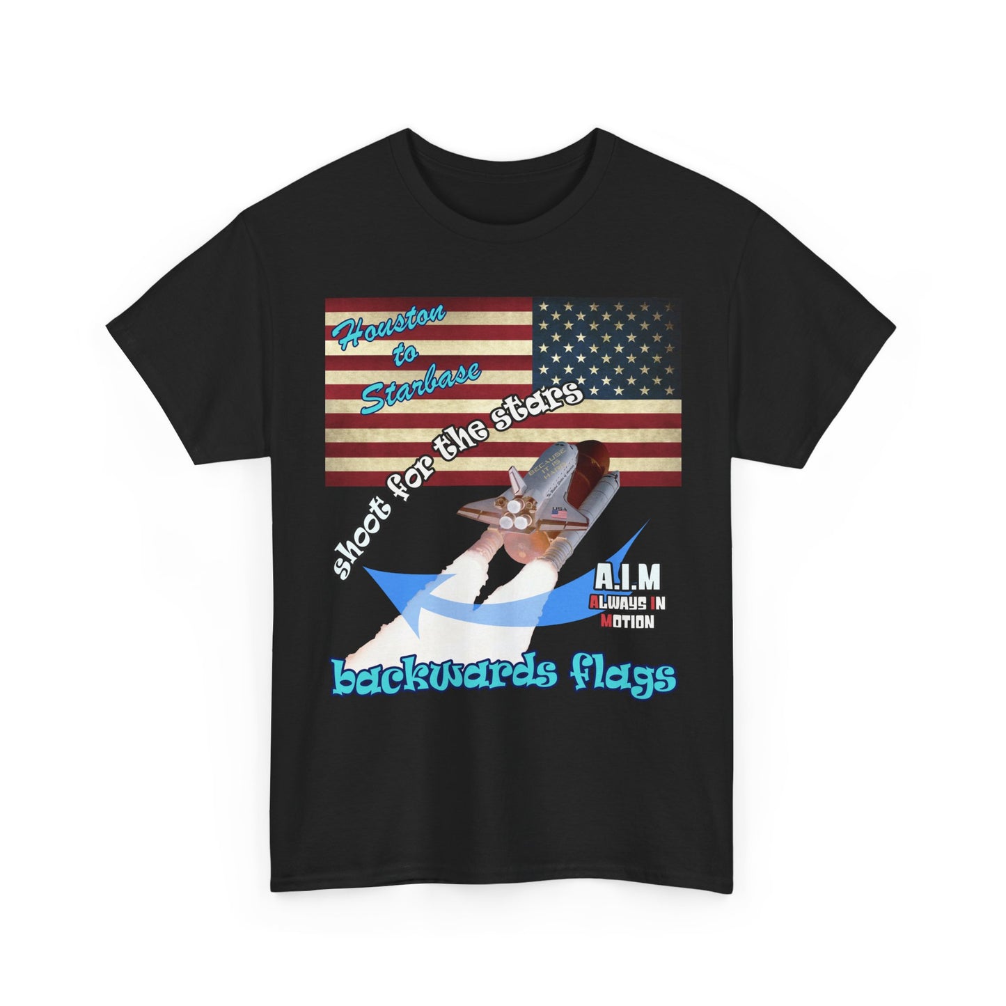 shoot for the stars - Unisex Heavy Cotton Tee