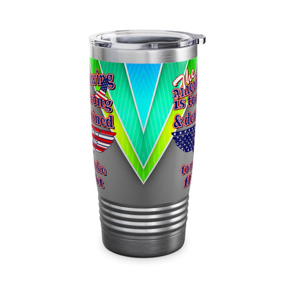 american wing - Ringneck Tumbler, 20oz (rainbow split)