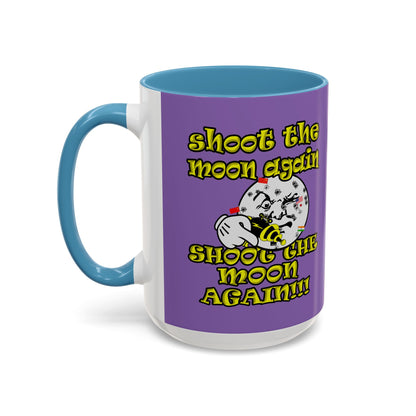 shoot the moon again - Accent Mug (light purple)