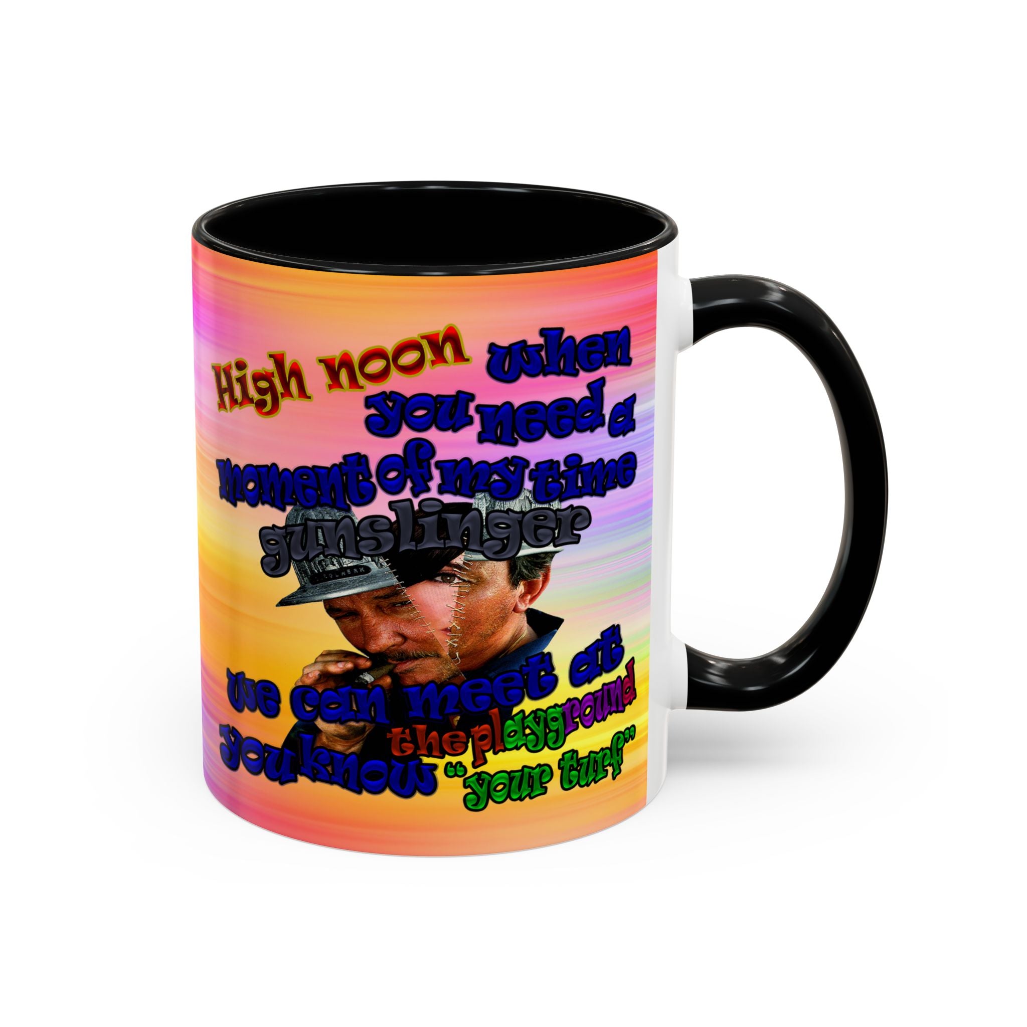 high noon - Accent Mug (color blur)