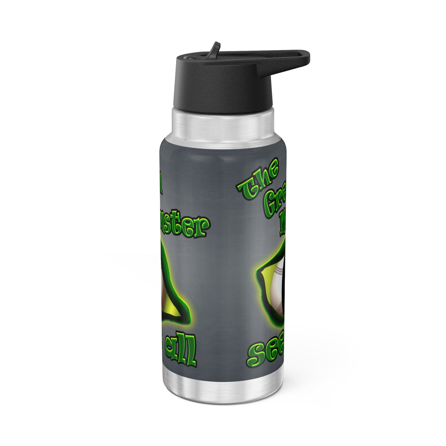 green monster - Gator Tumbler, 32oz  (grey-light grey)