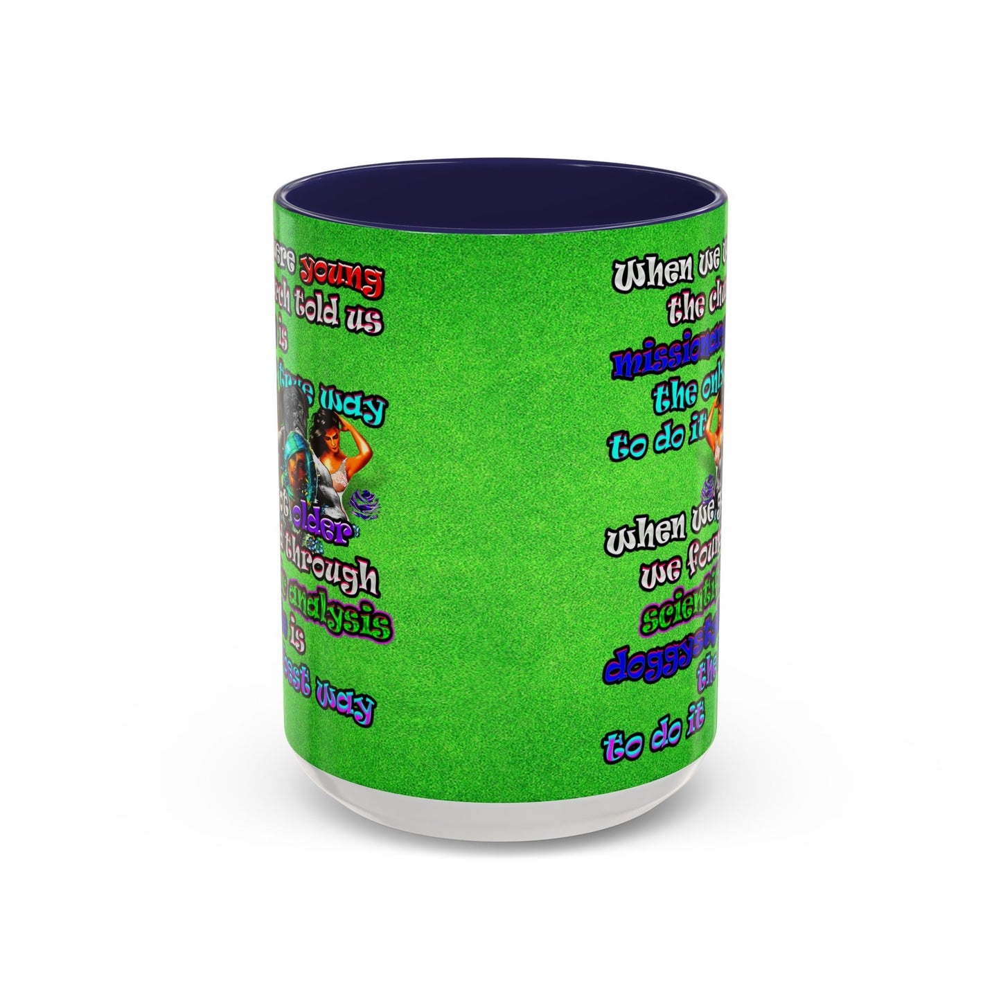 doggystyle - Accent Mug (green turf)