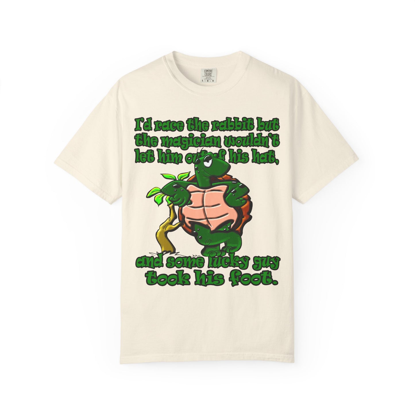 turtle race - Unisex Garment-Dyed T-shirt