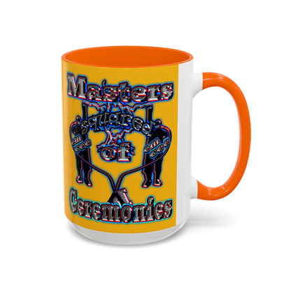 em cee squared - Accent Mug (yellow)