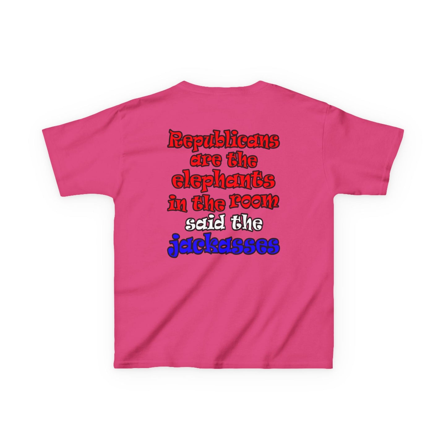 donkeys and elephants - Kids Heavy Cotton™ Tee