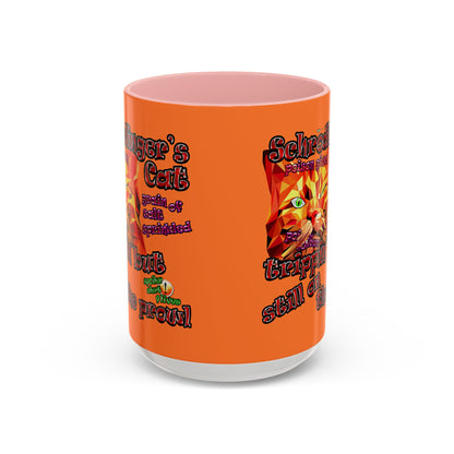 schrodinger's cat - Accent Mug (crusta)