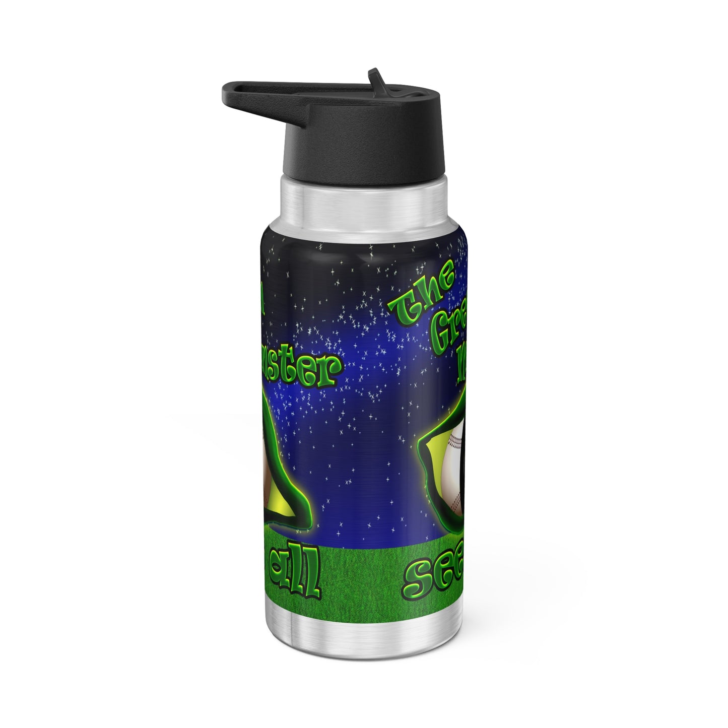 green monster - Gator Tumbler, 32oz  ('snoops' background)