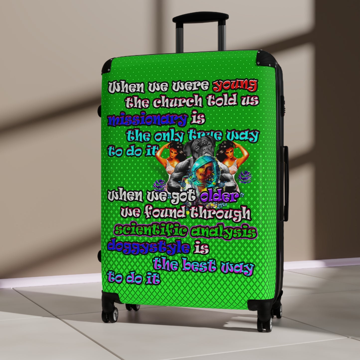 doggystyle - Suitcase (logo green)