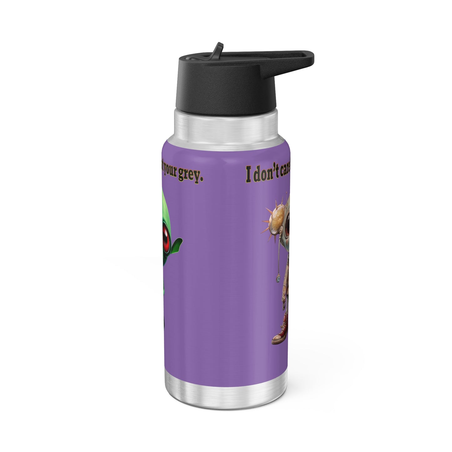 I don't care that your grey - Gator Tumbler, 32oz (light purple)