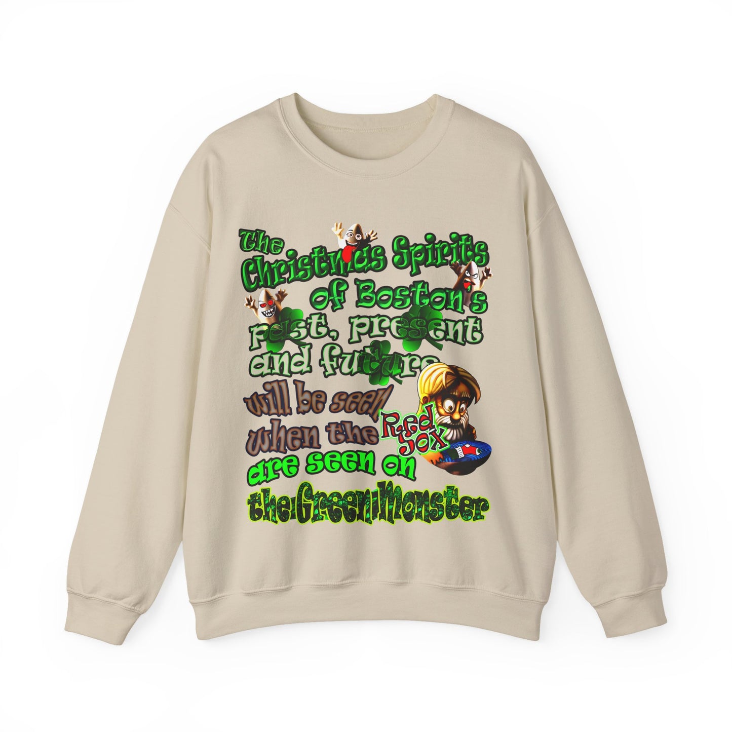 christmas spirits of boston - Unisex Heavy Blend™ Crewneck Sweatshirt