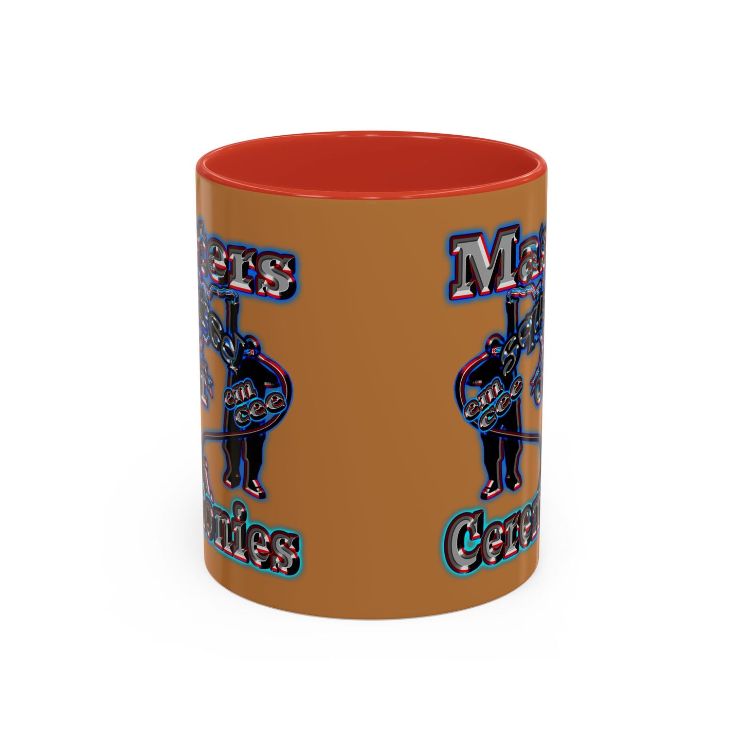 em cee squared - Accent Mug (light brown)