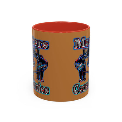 em cee squared - Accent Mug (light brown)