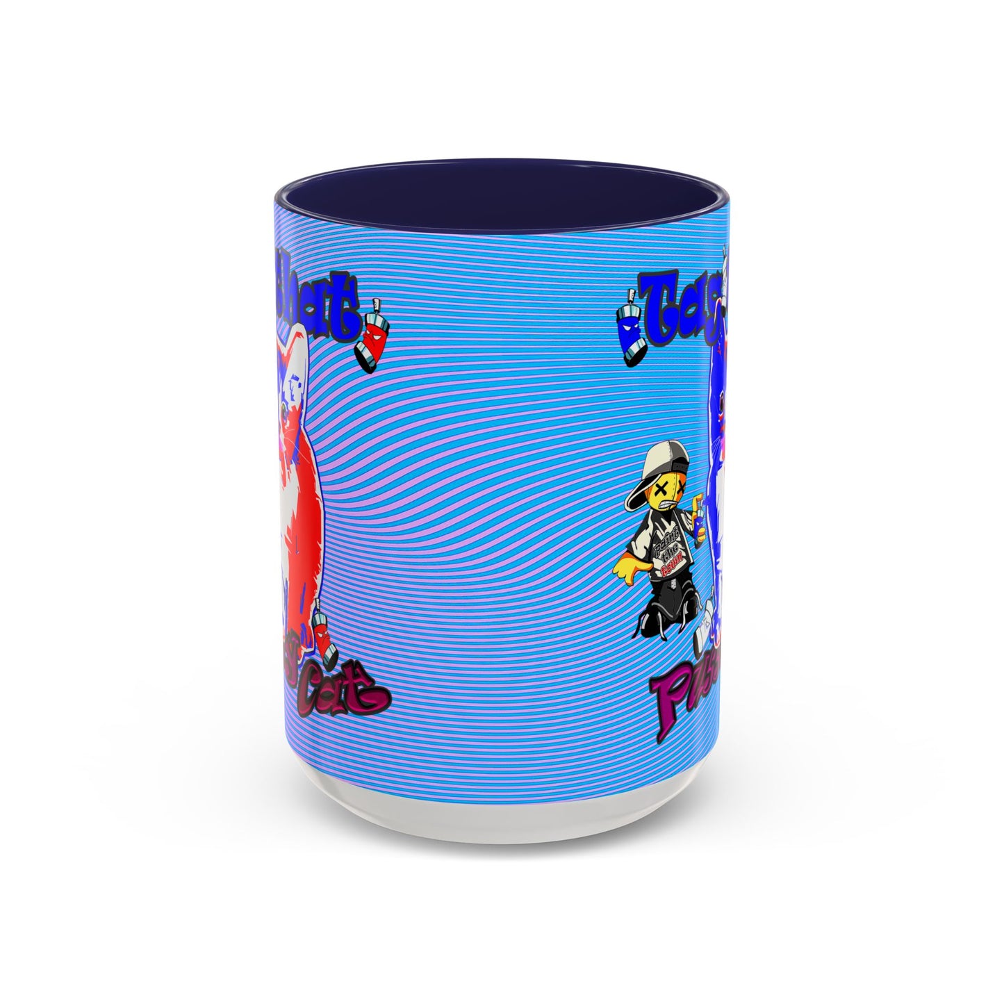 tag that - Accent Mug (light blue-purple wave)