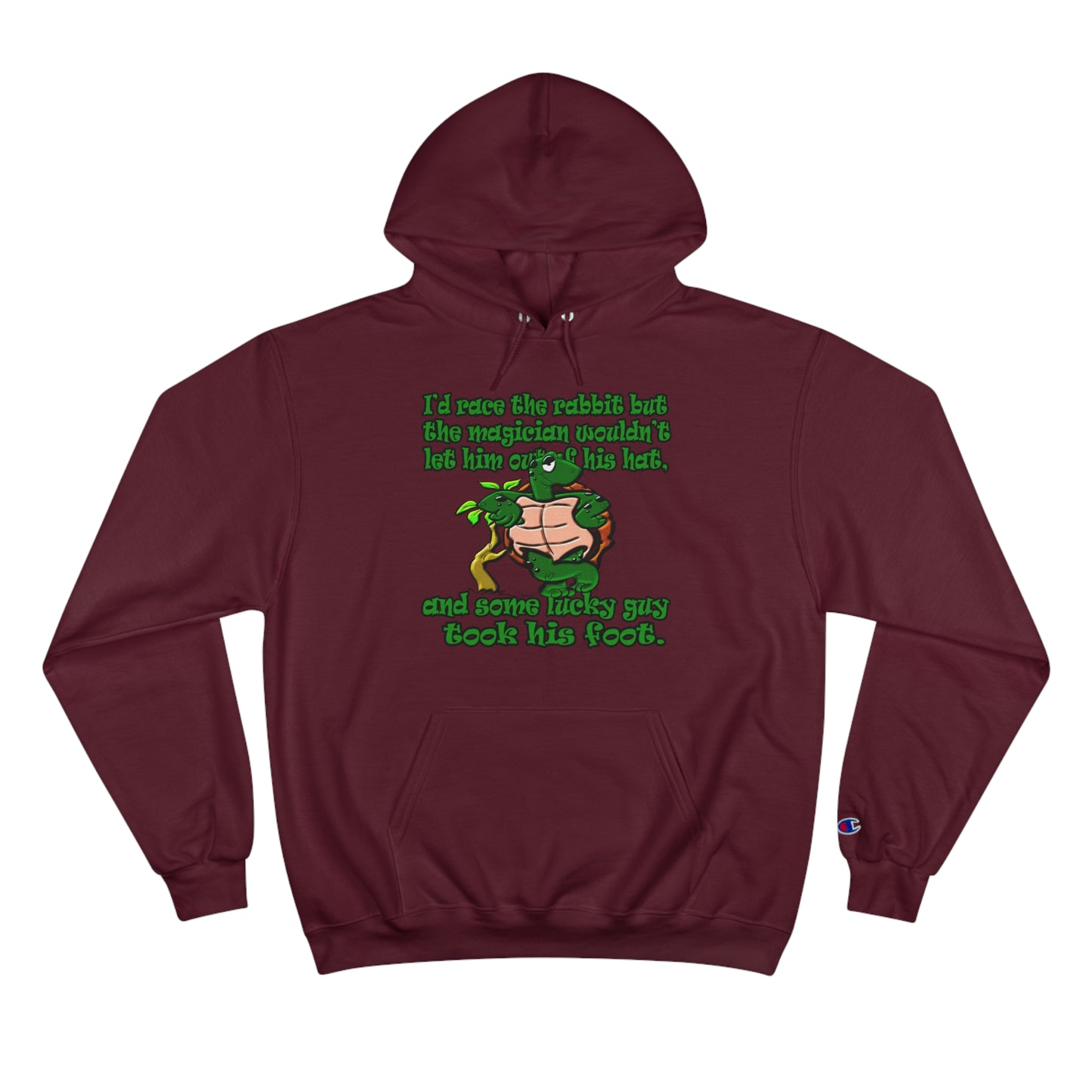 turtle race - Champion Hoodie