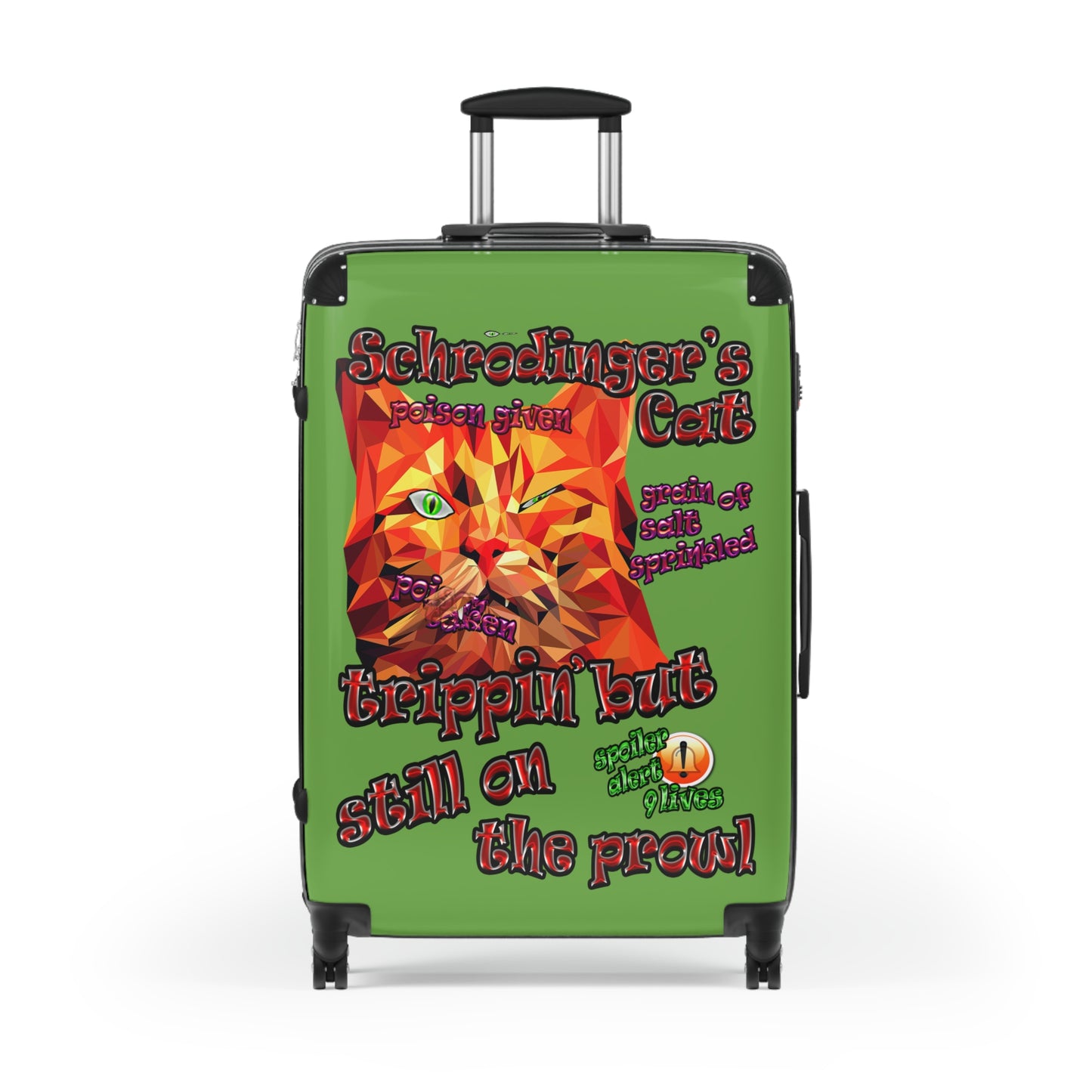 schrodinger's cat - Suitcase (green)