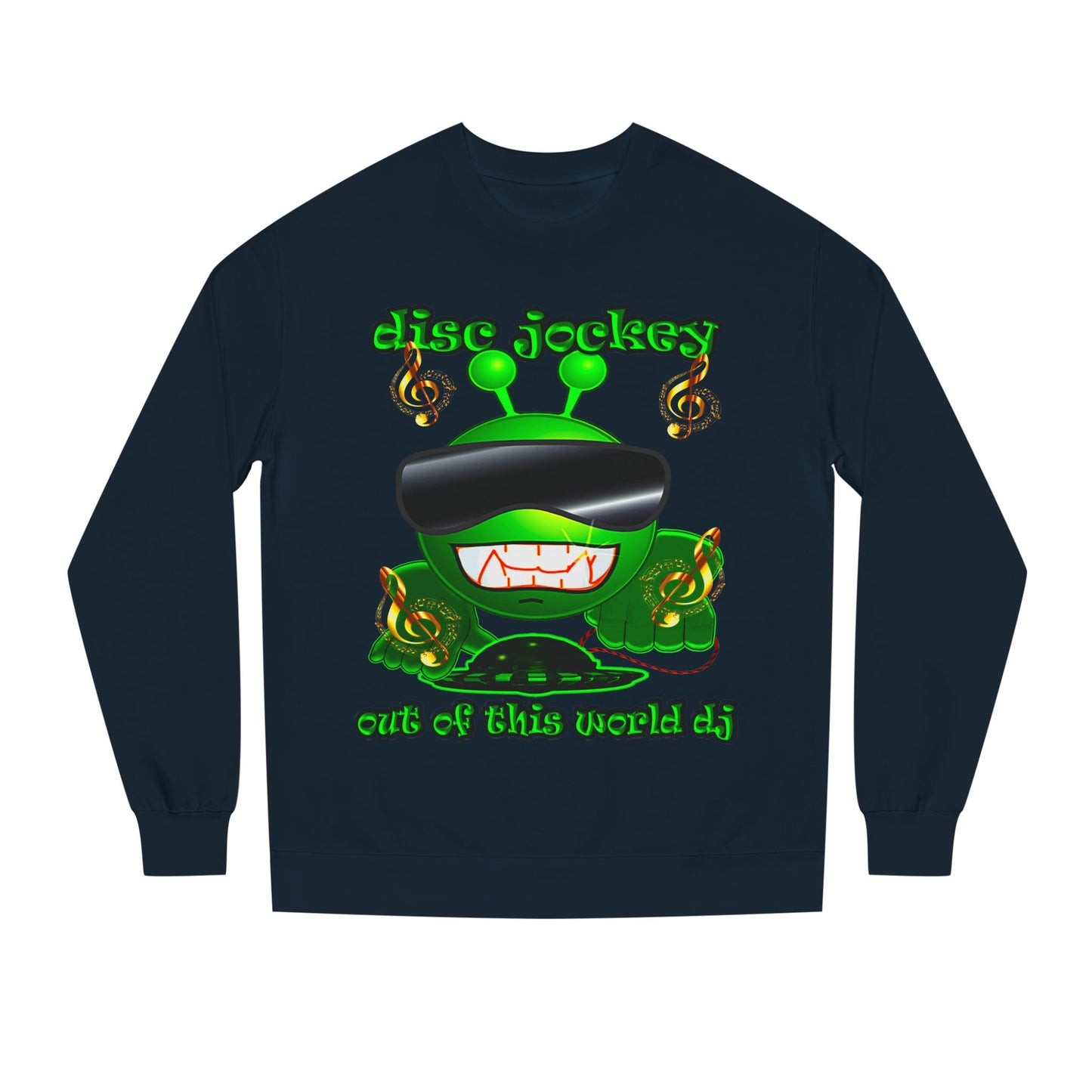 disc jockey - Unisex Crew Neck Sweatshirt