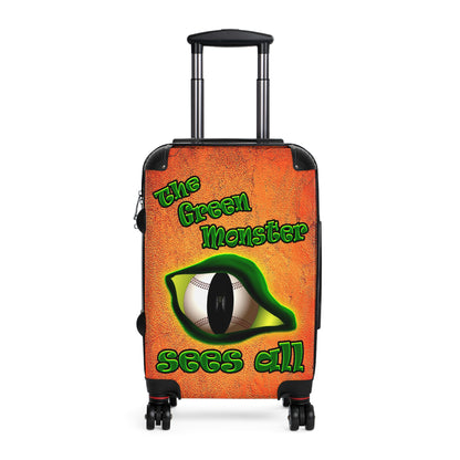 green monster - Suitcase (burnt orange)