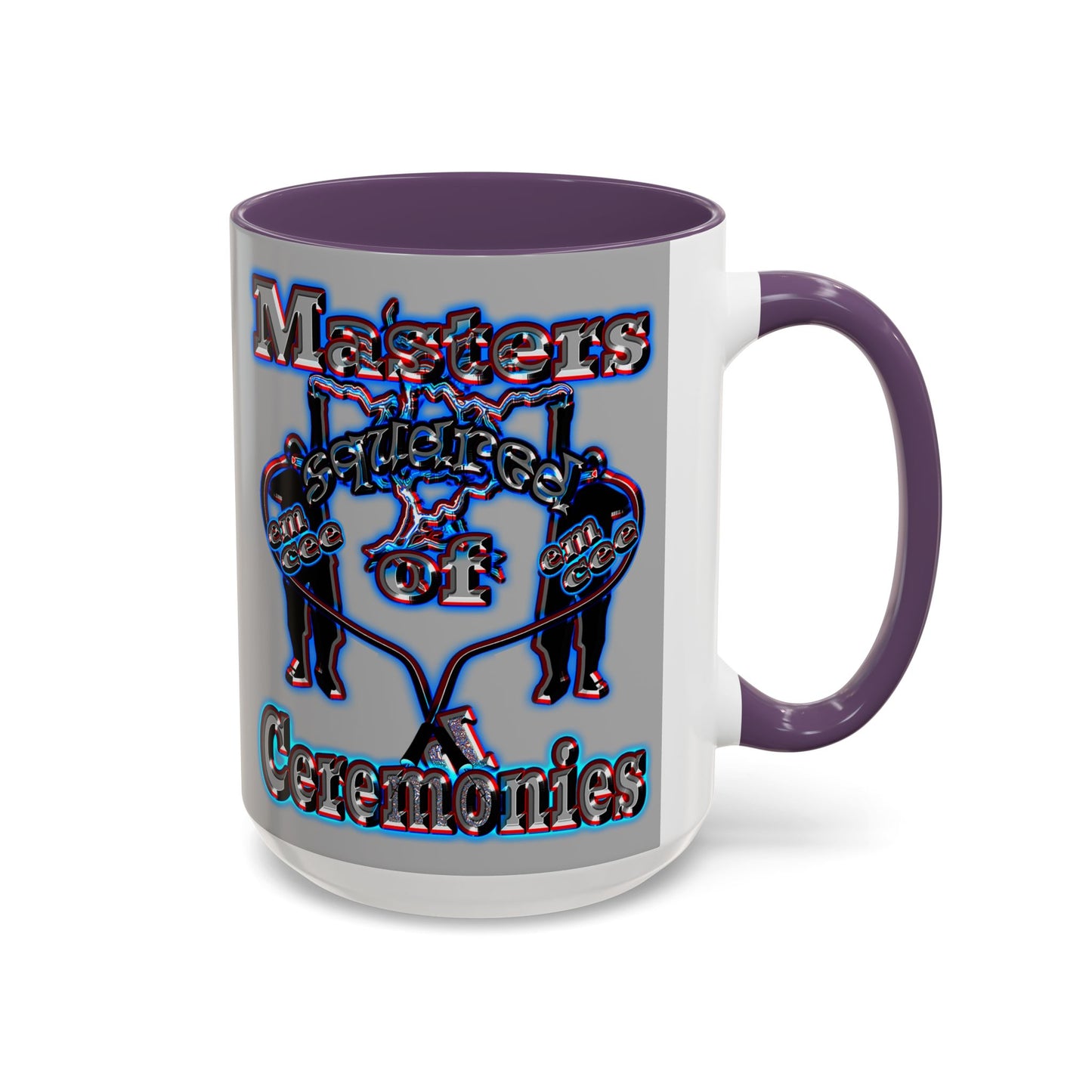 em cee squared - Accent Mug (light grey)