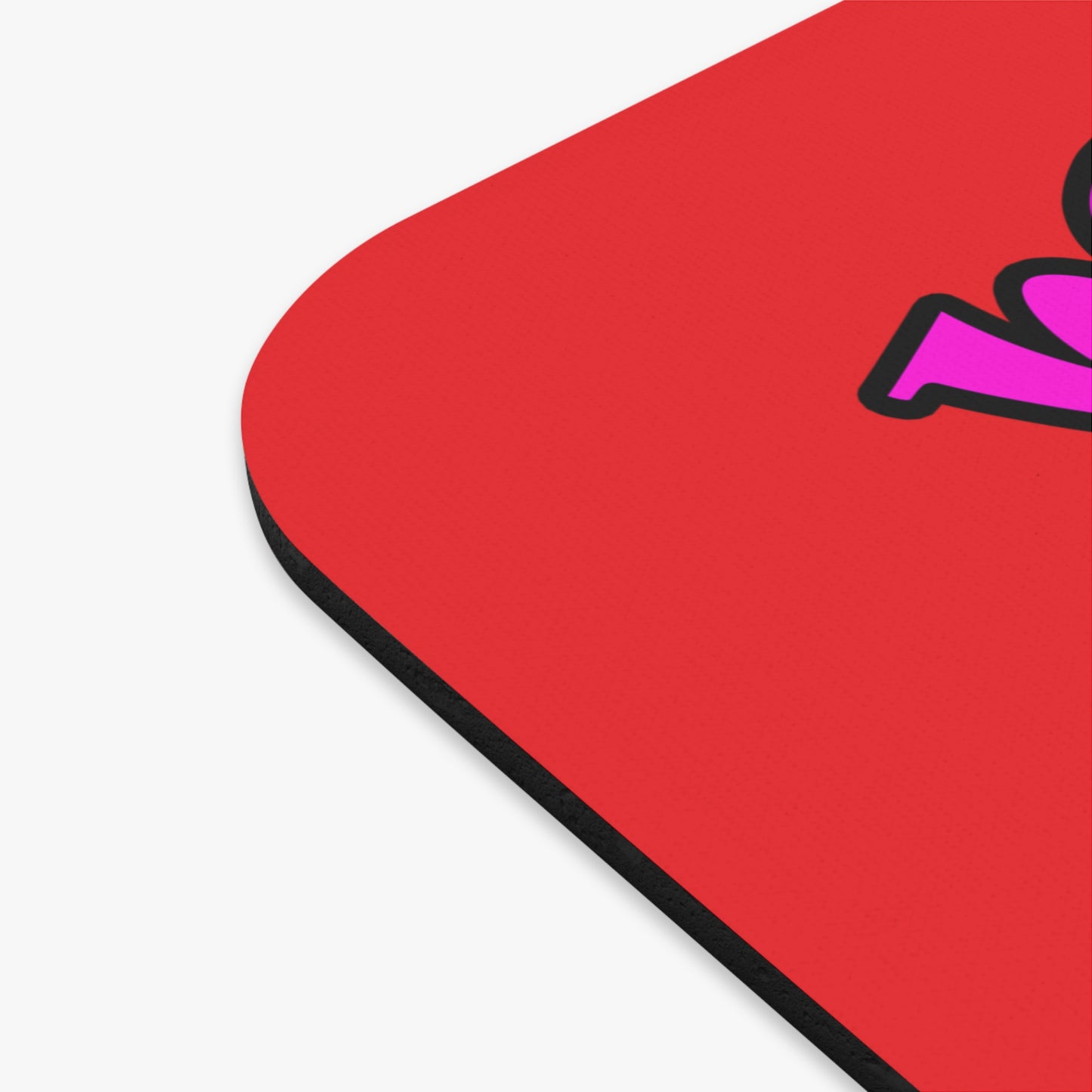 hoes b4 bros - Mouse Pad (Rectangle) (red)