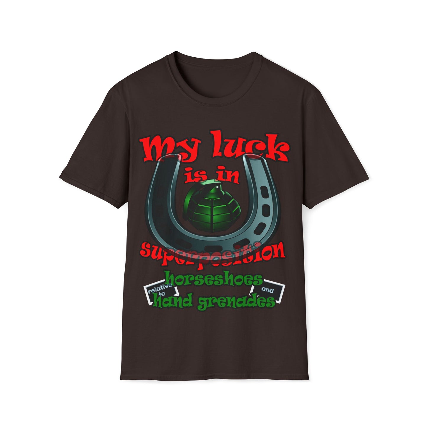 my luck - Unisex Softstyle T-Shirt