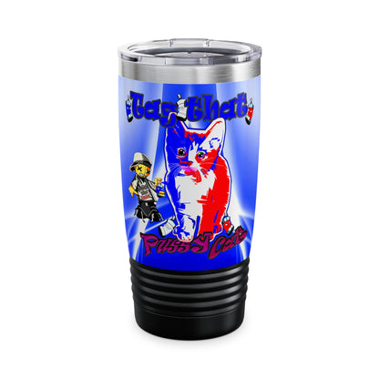 tag that - Ringneck Tumbler, 20oz (blue-white wave)