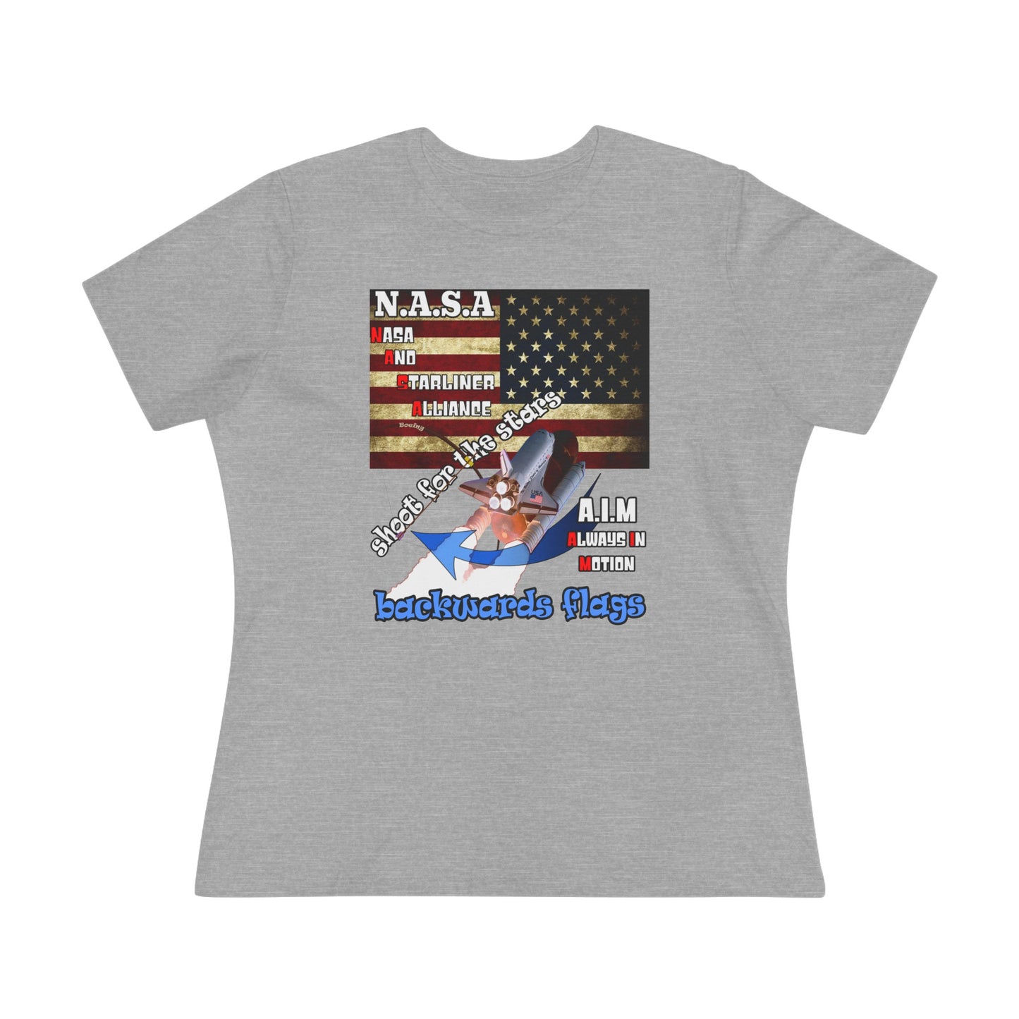 shoot for the stars(starliner) - Women's Premium Tee