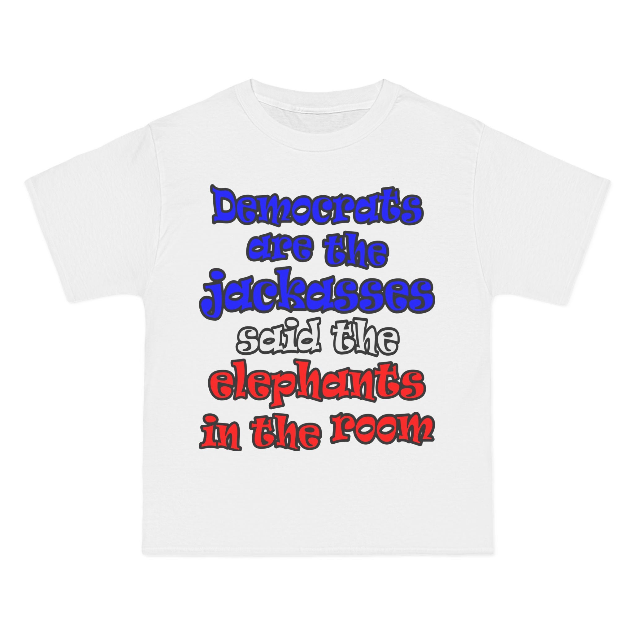 donkeys and elephants - Beefy-T®  Short-Sleeve T-Shirt