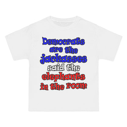 donkeys and elephants - Beefy-T®  Short-Sleeve T-Shirt