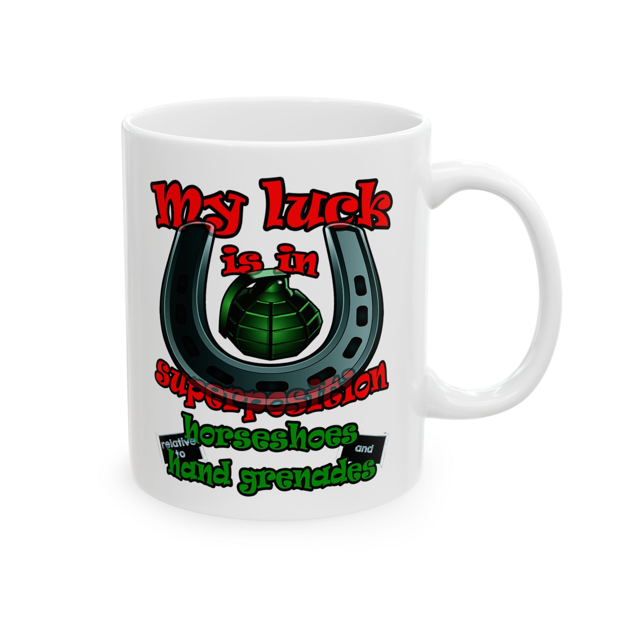 my luck - White Mug (white)