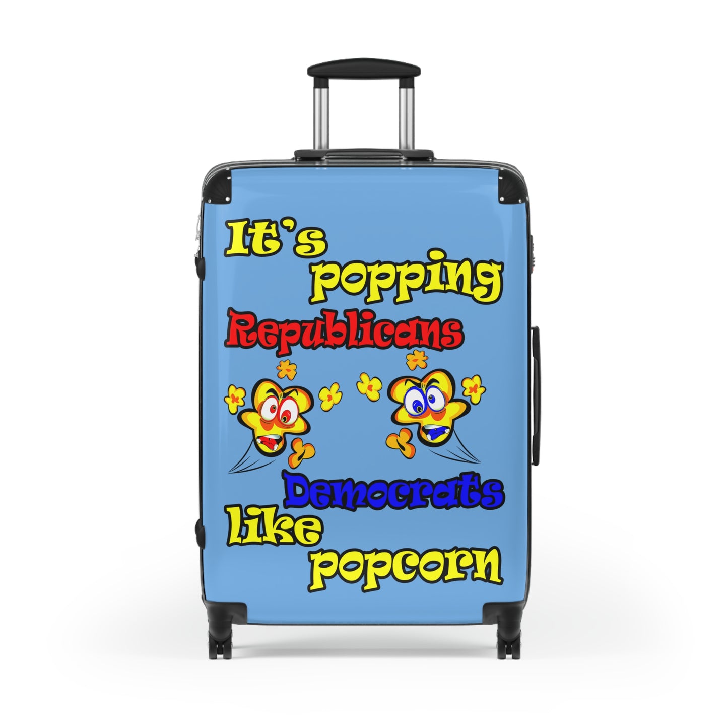 popping like popcorn - Suitcase (light blue)