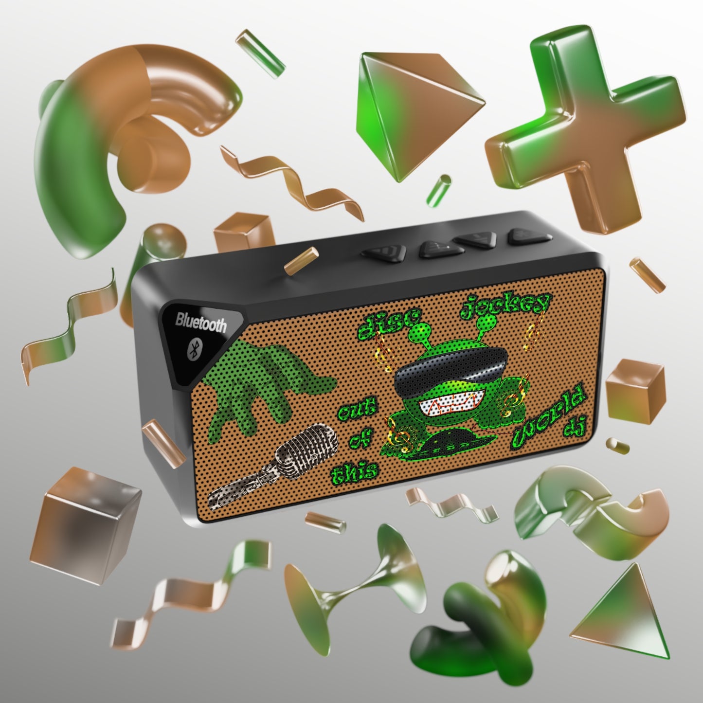 disc jockey - Jabba Bluetooth Speaker (light brown)
