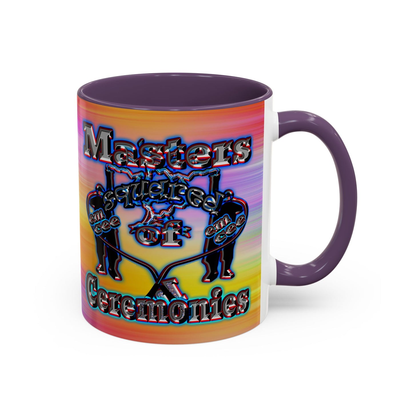 em cee squared - Accent Mug (color blur)