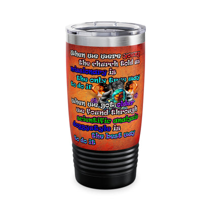 doggystyle - Ringneck Tumbler, 20oz (burnt orange)