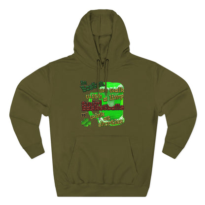 celtics logo - Three-Panel Fleece Hoodie